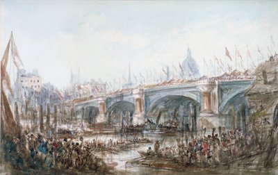 ब्लैकफ्रायर्स ब्रिज, लंदन, 1869 का उद्घाटन द्वारा जॉर्ज चेम्बर्स