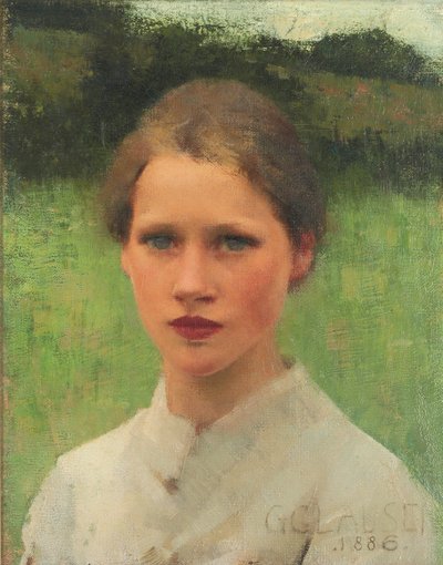 एक ग्रामीण युवती द्वारा George Clausen