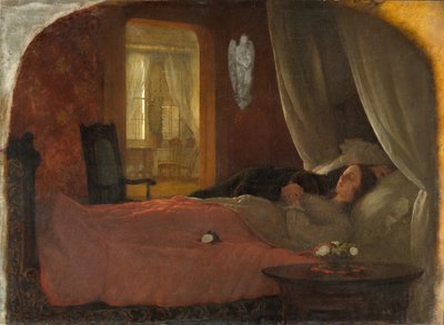 द लास्ट स्लीप, c.1858 द्वारा जॉर्ज कोचरन लैम्बिन
