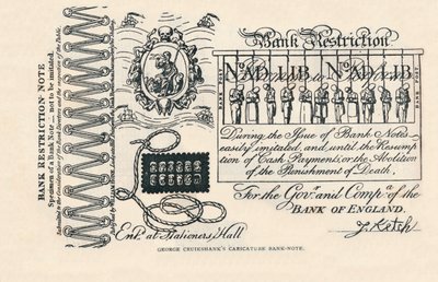 एक व्यंग्यात्मक बैंकनोट: अपराध, दंड और विरोध, 1819 1894 द्वारा जॉर्ज क्रूइशांक