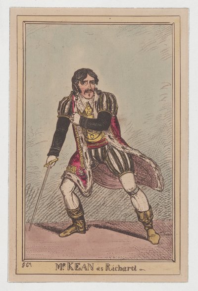 रिचर्ड III के रूप में एडमंड कीन, सीए। 1814., सीए। 1814. द्वारा जॉर्ज क्रूइशांक