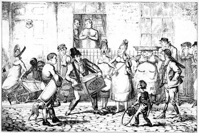 द सवॉयर्ड्स, 1818। द्वारा जॉर्ज क्रूइशांक