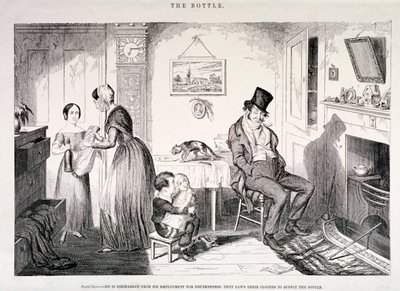 द बॉटल, 1847 द्वारा जॉर्ज क्रूइशांक
