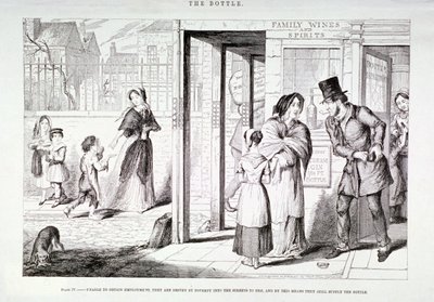 द बॉटल, 1847 द्वारा जॉर्ज क्रूइशांक