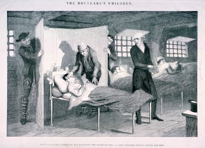 द ड्रंकार्ड्स चिल्ड्रन, c1847 द्वारा जॉर्ज क्रूइशांक