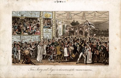 टॉम, जेरी और लॉजिक एट द ग्रैंड कार्निवल, 1821 द्वारा जॉर्ज क्रूइशांक