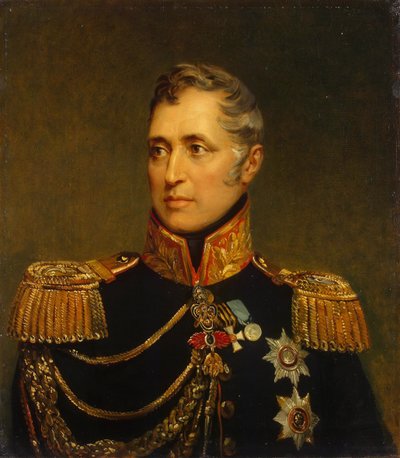 काउंट कार्लो पॉज़ो डि बोर्गो का पोर्ट्रेट, c.1828 द्वारा George Dawe