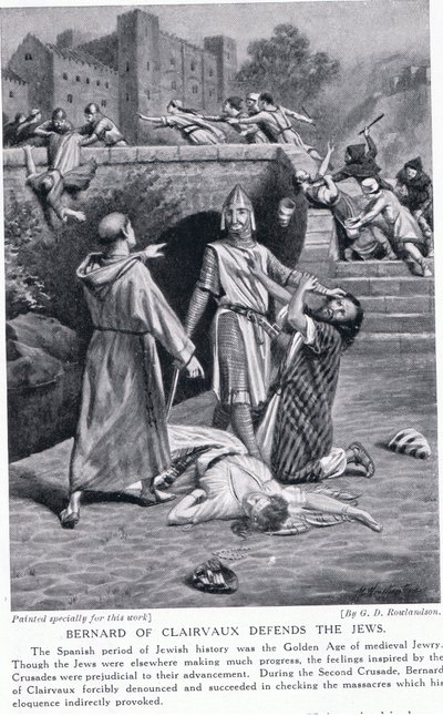 क्लेयरवाक्स के बर्नार्ड ने यहूदियों का बचाव किया द्वारा जॉर्ज डर्विले रॉलैंडसन