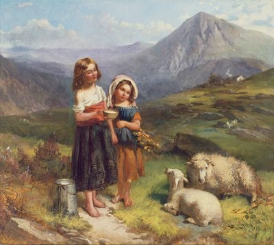 वेल्श पहाड़ियों पर द्वारा George Earl