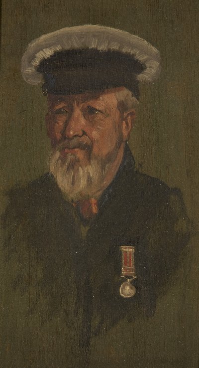 R. Coombs का पोर्ट्रेट, MT, c.1920 (पैनल पर तेल) द्वारा जॉर्ज एडमंड बटलर