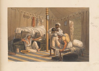  एक तम्बू का इंटीरियर , 1857 द्वारा जॉर्ज फ्रेंकलिन एटकिंसन