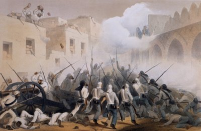 दिल्ली 1857-58 का अभियान, भारत के अभियान से 1857-58 में महान विद्रोह की घटना के दौरान बनाई गई तस्वीरों से, दिल्ली और उसके पड़ोस से पहले सैन्य अभियानों का चित्रण, ई। द्वारा जॉर्ज फ्रेंकलिन एटकिंसन
