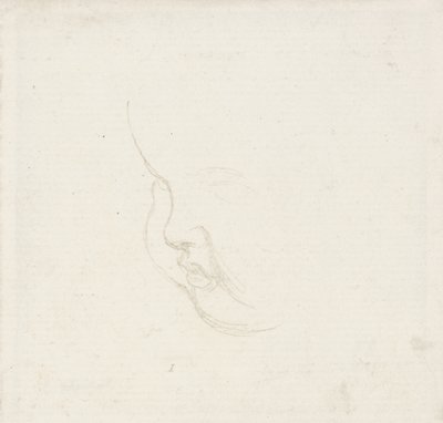एक बच्चे के सिर के लिए अध्ययन, c.1860 (ग्रेफाइट) द्वारा जॉर्ज फ्रेडरिक वत्स