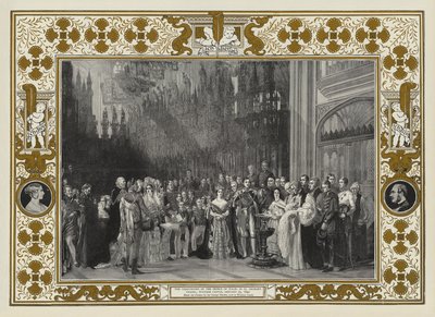 25 जनवरी 1842 को सेंट जॉर्ज चैपल, विंडसर कैसल में वेल्स के राजकुमार का नामकरण द्वारा जॉर्ज हैटर