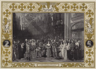 25 जनवरी 1842 को सेंट जॉर्ज चैपल, विंडसर कैसल में वेल्स के राजकुमार का नाम द्वारा जॉर्ज हैटर