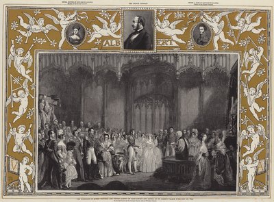 10 फरवरी 1840 को सेंट जेम्स पैलेस में क्वीन विक्टोरिया और सक्स-कोबर्ग और गोथ के राजकुमार अल्बर्ट की शादी द्वारा जॉर्ज हैटर