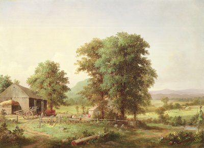 ग्रीष्मकालीन लैंडस्केप, 1862 द्वारा जॉर्ज हेनरी ड्यूर्री