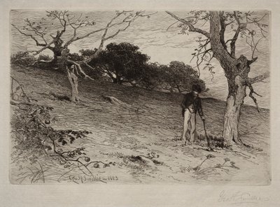 लैंडस्केप, 1883। द्वारा जॉर्ज हेनरी स्माइली