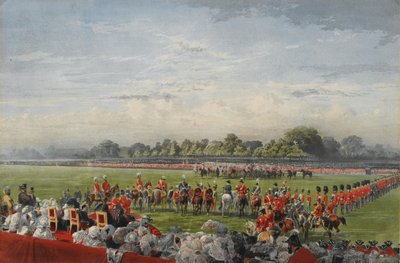 क्वीन विक्टोरिया, हाइड पार्क, 26 जून 1857 को हेनरी ग्रेव्स एंड कंपनी द्वारा प्रकाशित वीसी का पहला वितरण, 25 जून 201358 द्वारा जॉर्ज हाउसमैन थॉमस