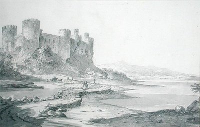 कॉनवे कैसल द्वारा जॉर्ज हावलैंड ब्यूमोंट