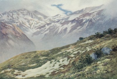 ले प्लैनेट से कर्नल डी बाल्मे, अर्जेंटीना के ऊपर (रंग लिथो) द्वारा जॉर्ज जैक्सन फ्लेमवेल
