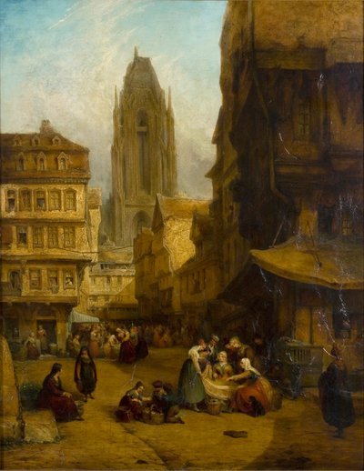 'ए कॉन्टिनेंटल मार्केट प्लेस', 1806-1869 द्वारा जॉर्ज जोन्स