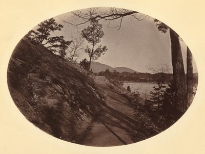 एफडब्ल्यू 4 ओल्ड चेन बैटरी वॉक, वेस्ट प्वाइंट, न्यूयॉर्क, c.1867-1868। द्वारा जॉर्ज के वारेन