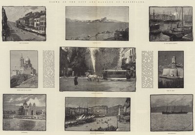 मार्सिले के शहर और हार्बर के दृश्य द्वारा George L. Seymour