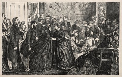 मेफेयर, 1862 में एक केटलड्रम। द्वारा जॉर्ज लुई पामेला बुसोन डु मौरियर