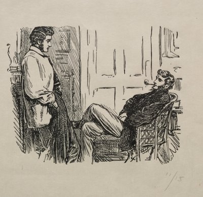 द क्वीन ऑफ डायमंड्स - हाउ शी वाज़ वोन एंड लॉस्ट, 1866। द्वारा जॉर्ज लुई पामेला बुसोन डु मौरियर