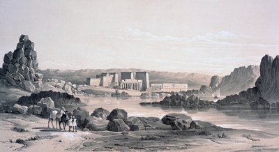 फिला, लुकिंग साउथ, मिस्र, 1843 द्वारा जॉर्ज मूर