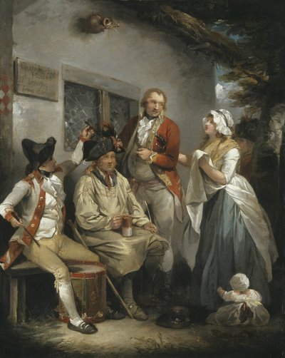 एक भर्ती को ट्रेपैनिंग, सी। 1790. द्वारा जॉर्ज मोरलैंड