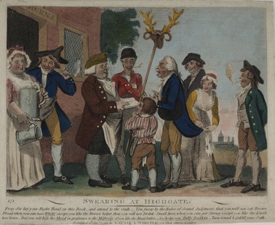 हाईगेट, 1796 में शपथ ग्रहण द्वारा जॉर्ज माउटर्ड वुडवर्ड