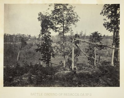 रेसाका का बैटल ग्राउंड, जीए, नंबर 2, 1866। द्वारा जॉर्ज एन। बरनार्ड
