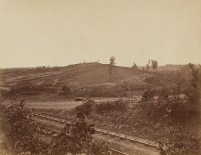 अटलांटा में युद्धक्षेत्र, 1864। द्वारा जॉर्ज एन। बरनार्ड