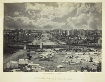 कैपिटल से कोलंबिया, 1866। द्वारा जॉर्ज एन। बरनार्ड