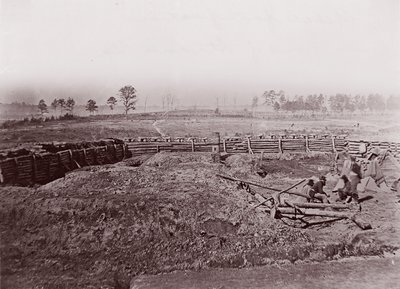 अटलांटा के सामने विद्रोही किलेबंदी, सीए। 1864. द्वारा जॉर्ज एन। बरनार्ड