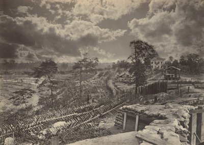 अटलांटा, जॉर्जिया नंबर 1, 1860 के सामने विद्रोही काम करता है। द्वारा जॉर्ज एन। बरनार्ड