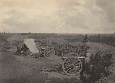 अटलांटा, जॉर्जिया नंबर 4, 1860 के सामने विद्रोही काम करता है। द्वारा जॉर्ज एन। बरनार्ड