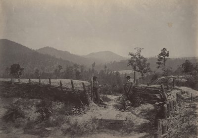 अल्लाटून दर्रा, जॉर्जिया, 1860 के दशक। द्वारा जॉर्ज एन। बरनार्ड