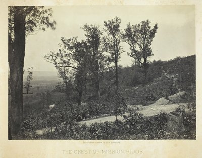 द क्रेस्ट ऑफ़ मिशन रिज, 186466। द्वारा जॉर्ज एन। बरनार्ड