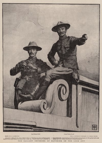 लुक आउट पर Mafeking के गैलेंट डिफेंडर द्वारा George Percy Jacomb-Hood