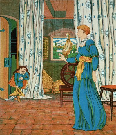 राजकुमारी के साथ Rumpelstiltskin द्वारा जॉर्ज आर। हल्केट