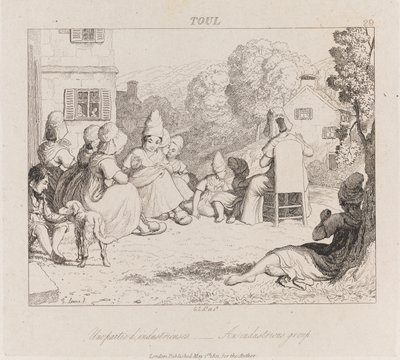 शानदार समूह, टूल, c.1821 (नक़्क़ाशी) द्वारा जॉर्ज रॉबर्ट लुईस