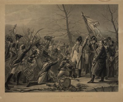 7 मार्च, 1815 को एल्बा द्वीप से नेपोलियन की वापसी द्वारा जॉर्ज सैंडर्स