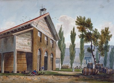 क्यूपर्स गार्डन, लैम्बेथ, लंदन, 1809 की साइट पर ब्यूफॉय का सिरका काम करता है। द्वारा जॉर्ज शेफर्ड