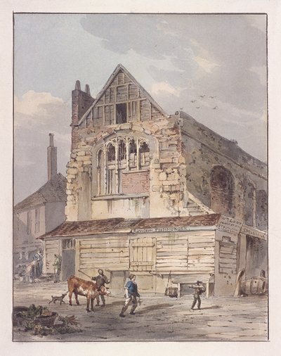 लीडेनहॉल चैपल, लंदन, c1810 द्वारा जॉर्ज शेफर्ड
