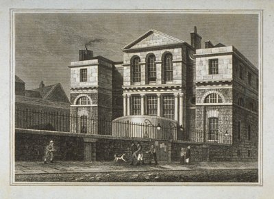 सत्र हाउस, ओल्ड बेली, 1812 का दृश्य द्वारा जॉर्ज शेफर्ड