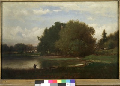 लैंडस्केप, 1860 (पैनल पर रखा गया तेल का तेल) द्वारा जॉर्ज Snr। Inness