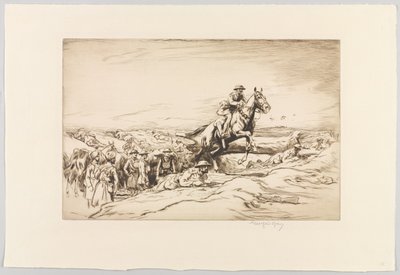 ; 2 ईंच 1 दिसंबर 1917 को लांसर्स। द्वारा जॉर्ज सॉपर
